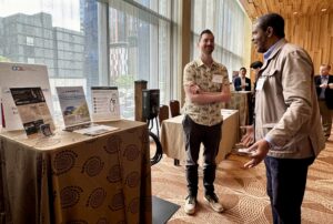 CEO Brian Clark demonstrating our solution at Cascadia Cleantech Accelerator demo day